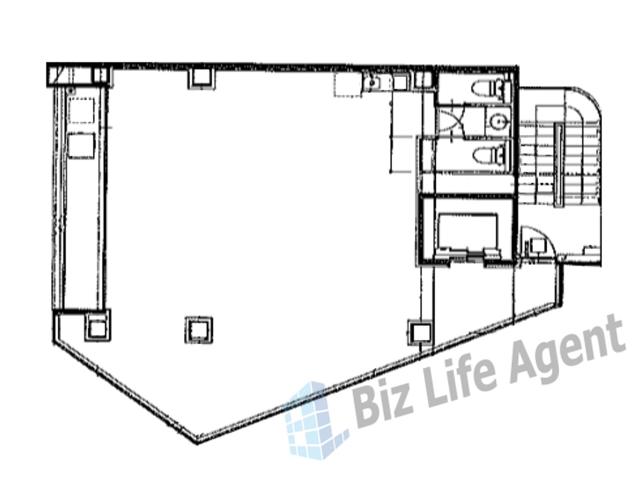 名駅アネクスビルの平面図