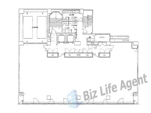 星光十三ビルの平面図