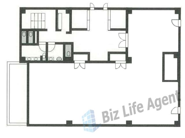 アイリス大阪ビルの平面図