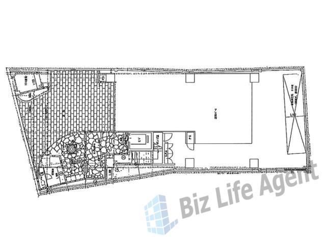 ラフィーネ天神ビルの平面図