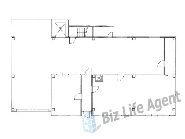 イマス新家東町倉庫の平面図