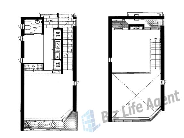 Y’sMINAMISENBABLD(ワイズ南船場ビル)の平面図