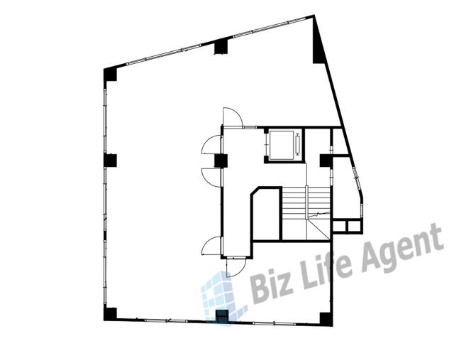 西八千代ビルの平面図