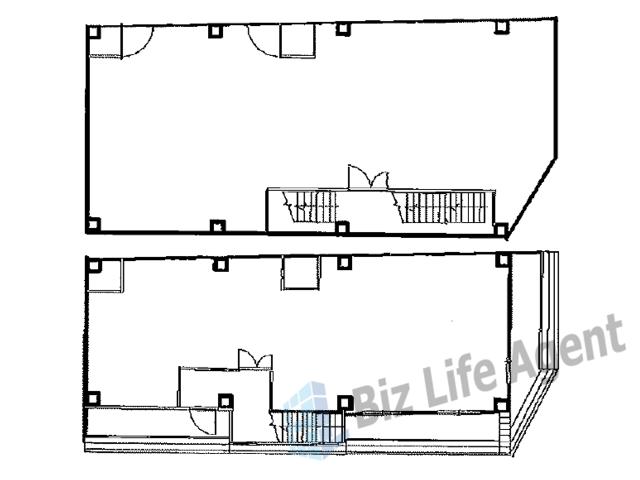 敬相ビルの平面図