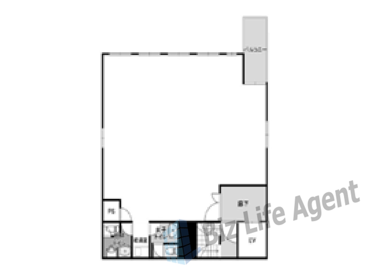 船場エースビルの平面図