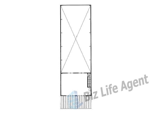 長田東第３倉庫の平面図