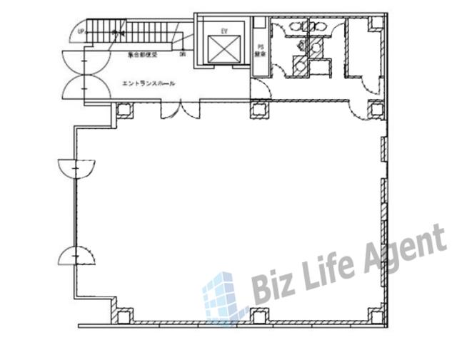松竹ビルの平面図