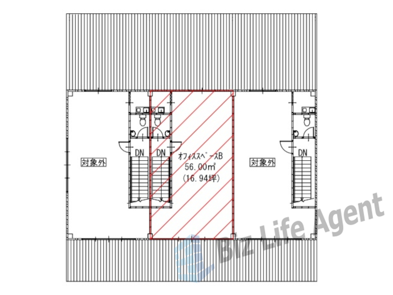 ＣＯＭ１３(コム１３）の平面図