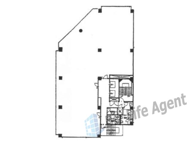 福井ビルの平面図