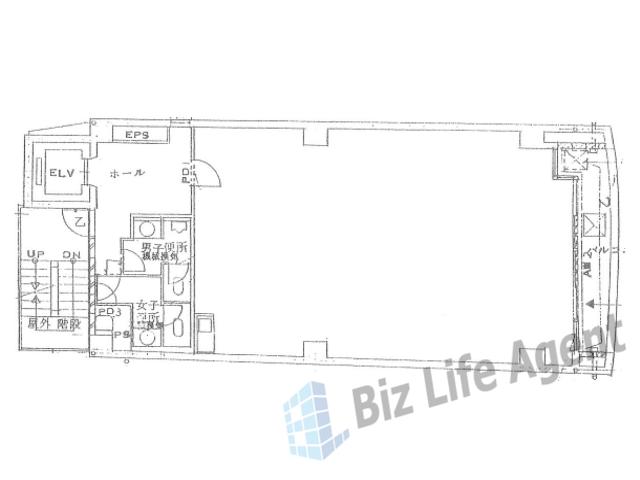 エフワンビルの平面図