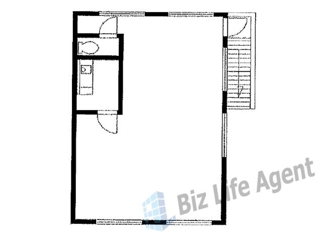 下三栖貸事務所の平面図