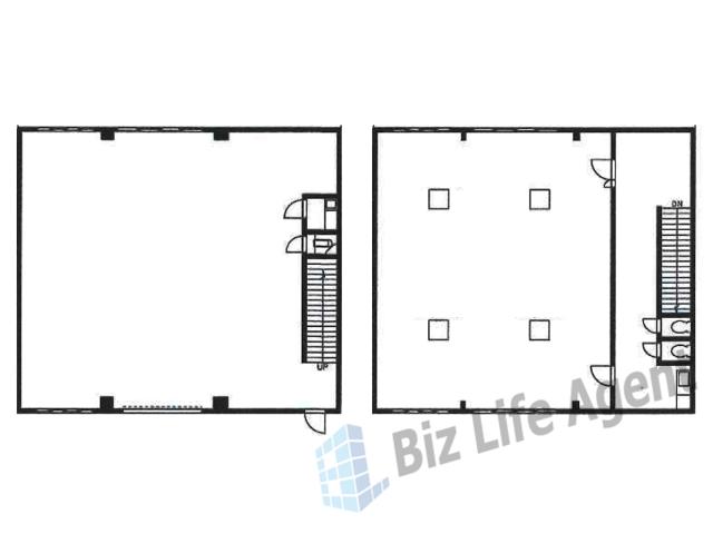 秀幸産業第二倉庫３号室の平面図