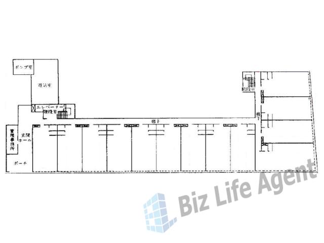 長居東コーポの平面図