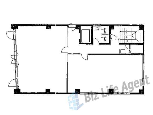 みき正駅前ビルの平面図
