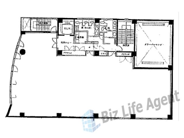 ＦＪＫ桃谷ビル(エフジェーケー桃谷ビル）の平面図