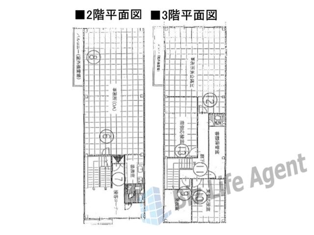 明幸ビルの平面図