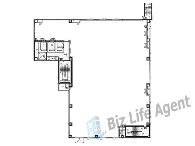 ケーズ心斎橋ビルの平面図