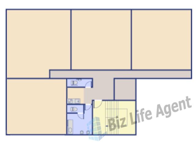 洗心ビルの平面図