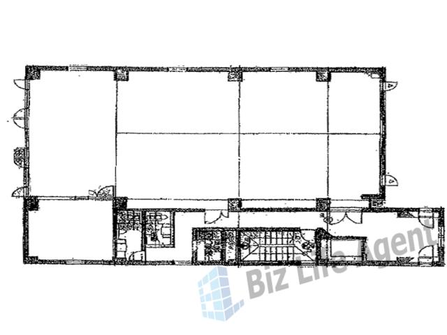 青木ビルの平面図