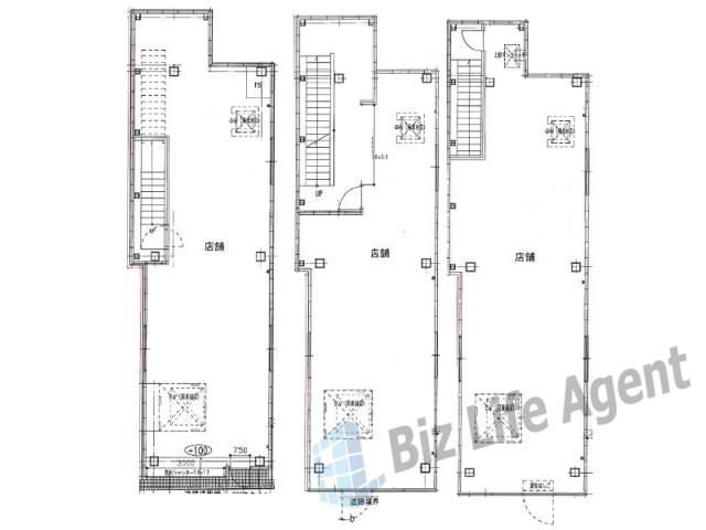 ひがさビルの平面図