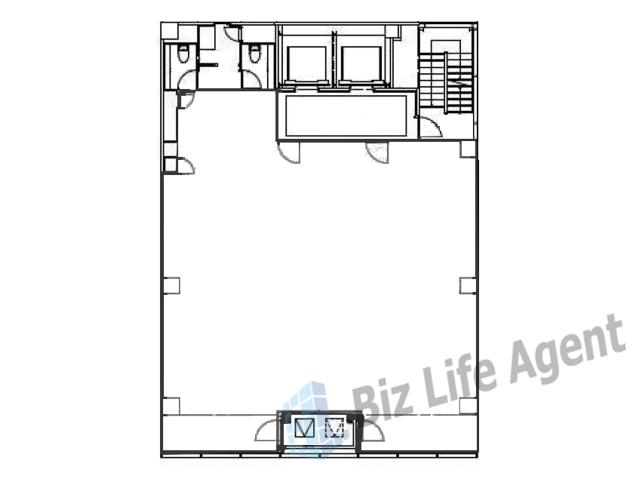 心斎橋M&Mビル(心斎橋エムアンドエムビル)の平面図