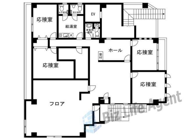 インプレイス鶴見緑地ビルの平面図