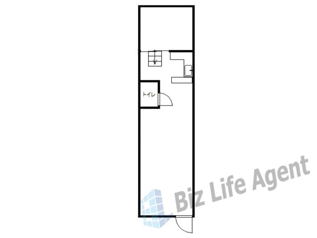 此花区朝日店舗事務所の平面図