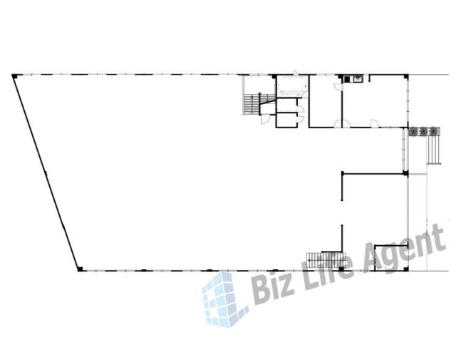イマス若松町東倉庫の平面図