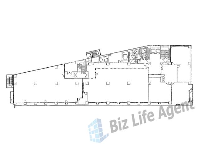 京都K’sビルの平面図
