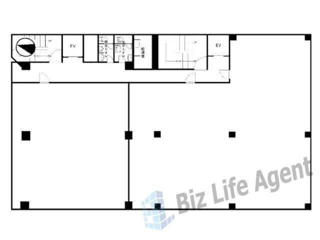 不二建物西長堀ビルの平面図