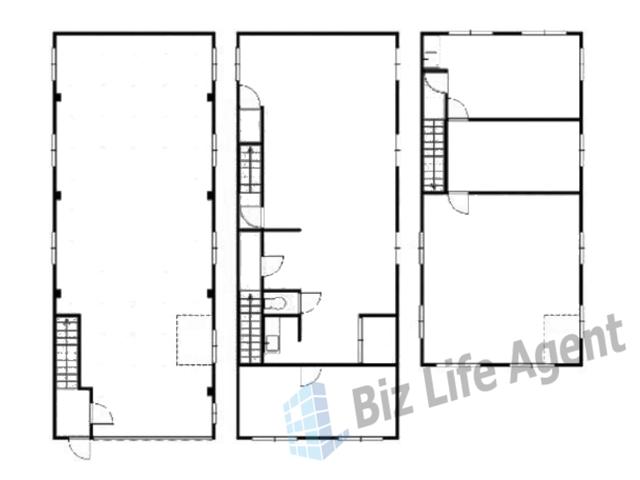南市岡2丁目ビルの平面図