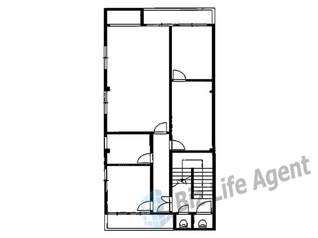 鈴木ビルの平面図