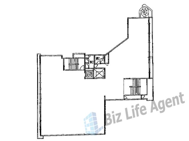 小阪ビルの平面図