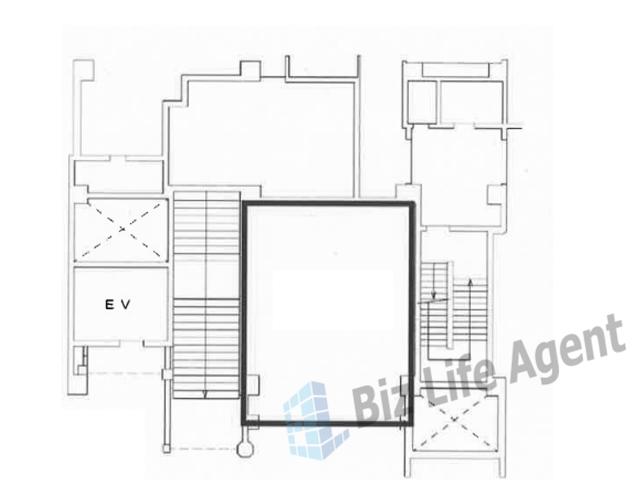 苅藻業務ビルの平面図