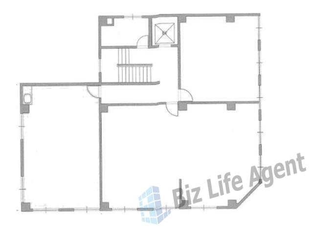 大作ビルの平面図