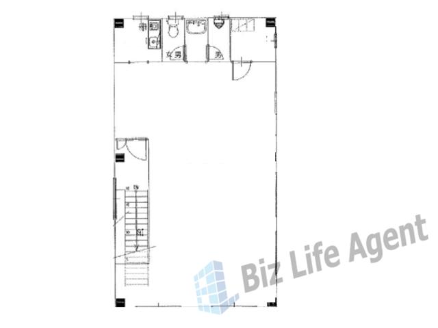 イマス横枕南倉庫の平面図