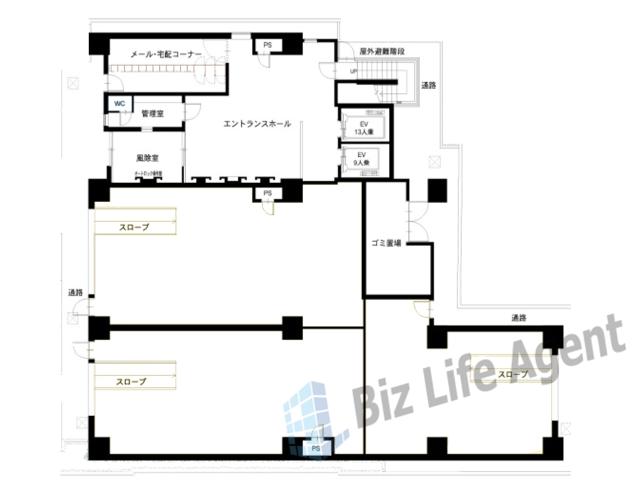 スプランディッド堀江の平面図