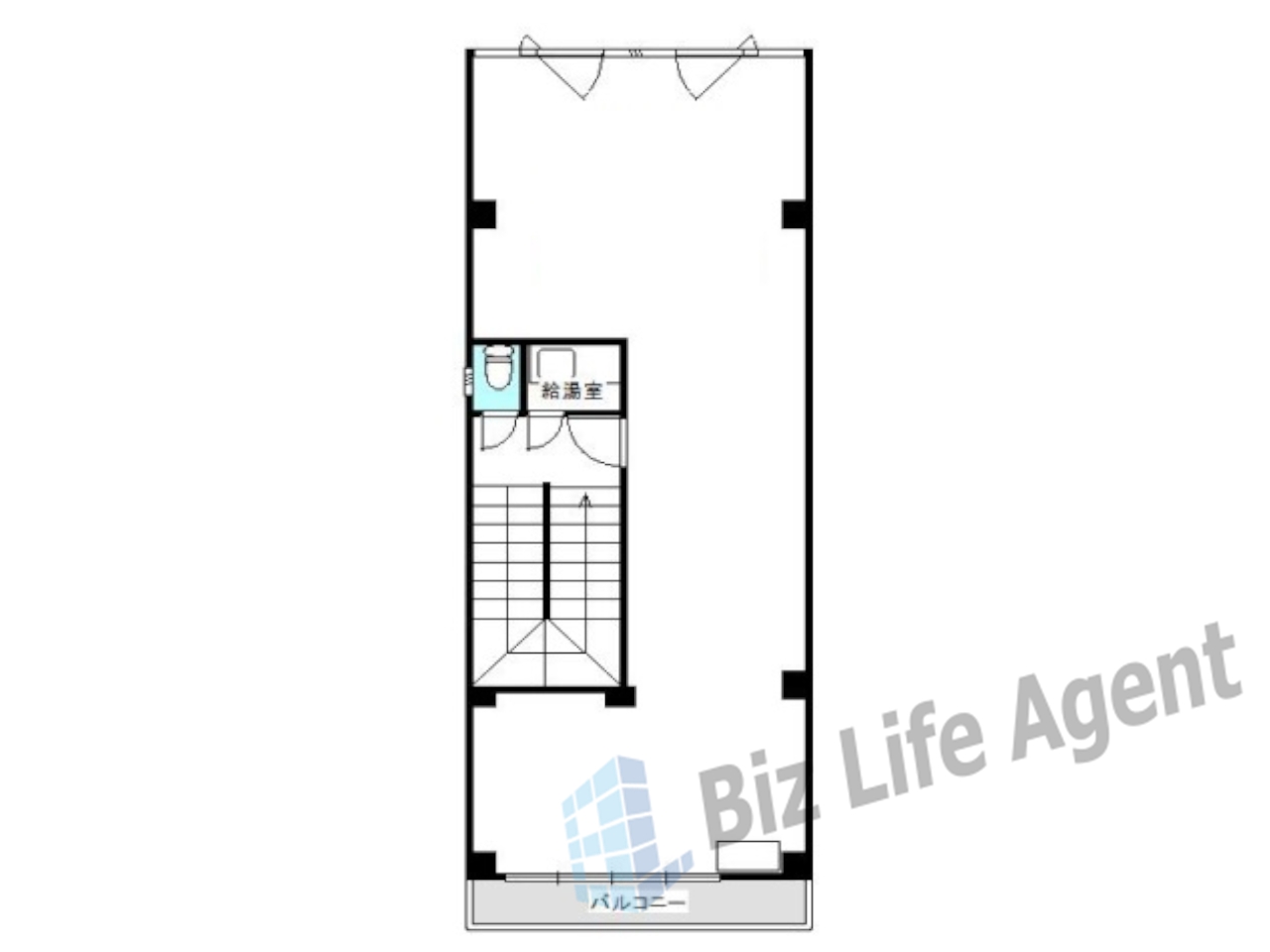古市駅前ビルの平面図