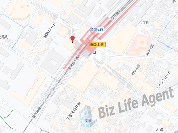 ホテルボストンプラザ草津の平面図