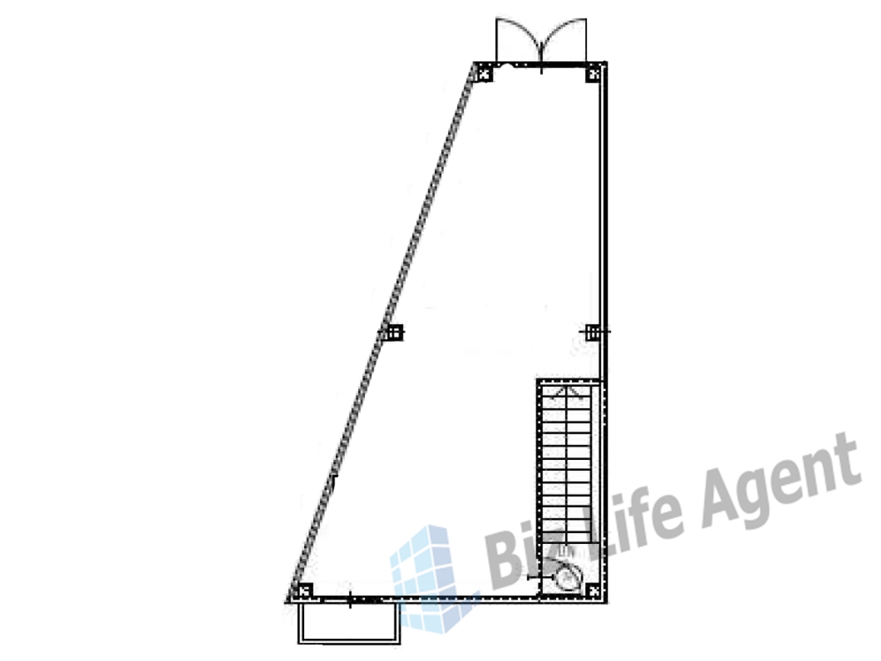 大正区三軒家東新築ビルの平面図