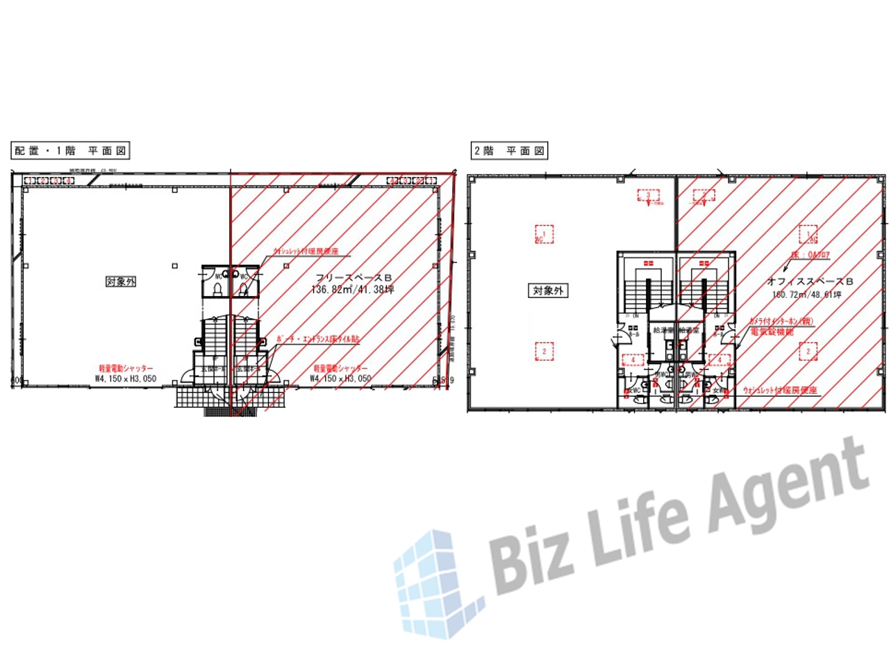 JM53ビル(ジェイエム53ビル)の平面図