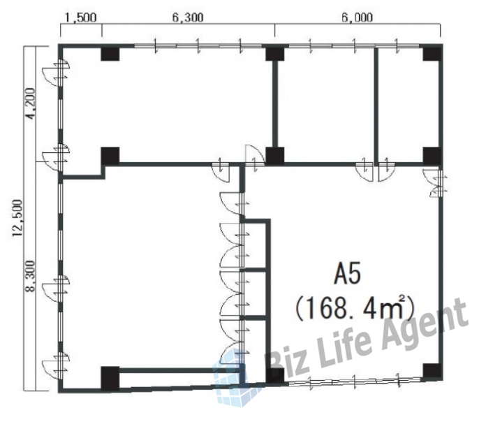 Johnsonビルの平面図