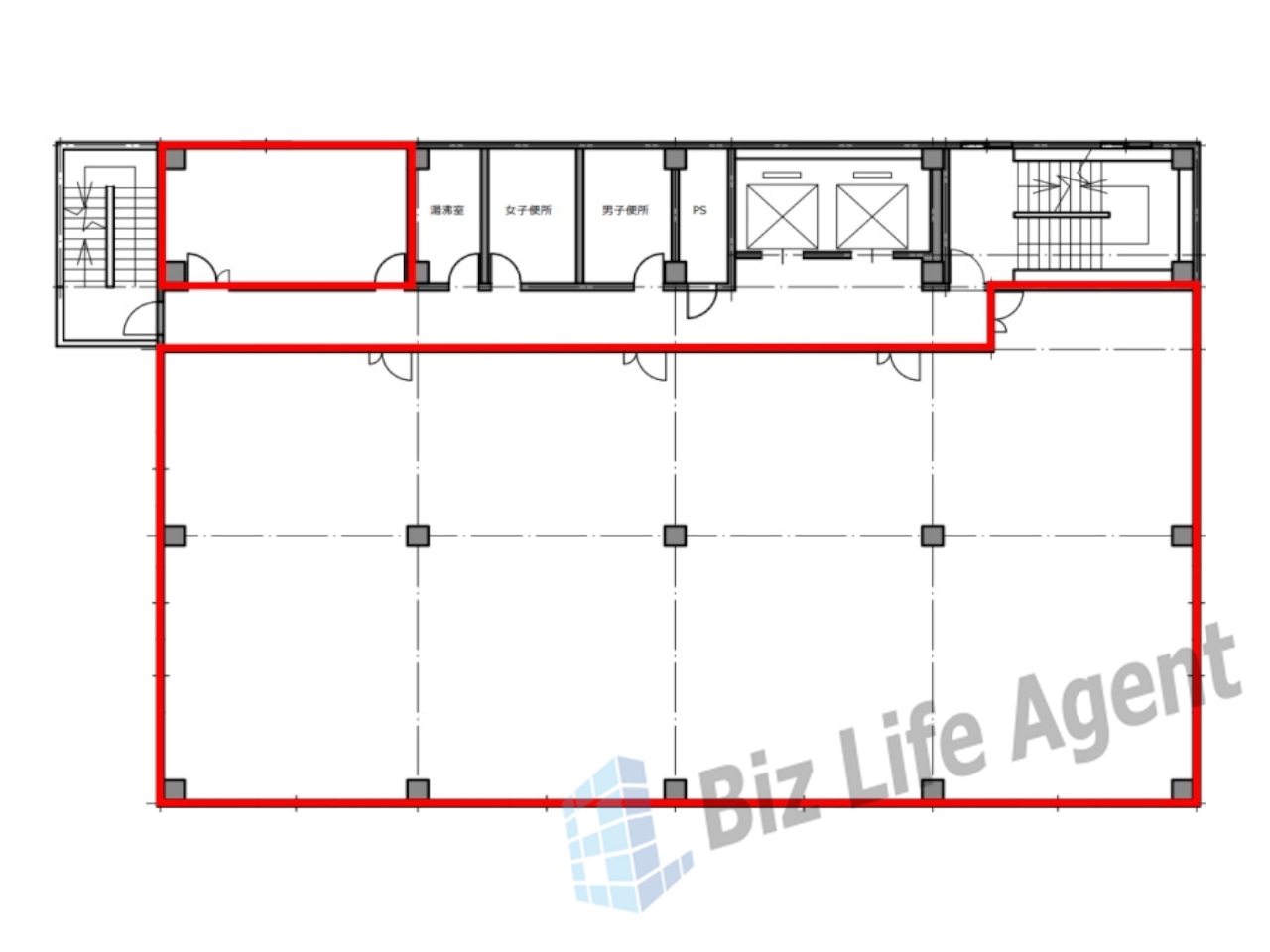 江坂ユングビルの平面図