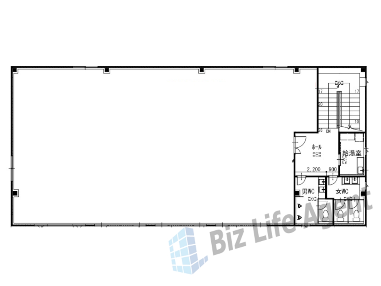 ＪＭ１４０(ジェイエム１４０)の平面図