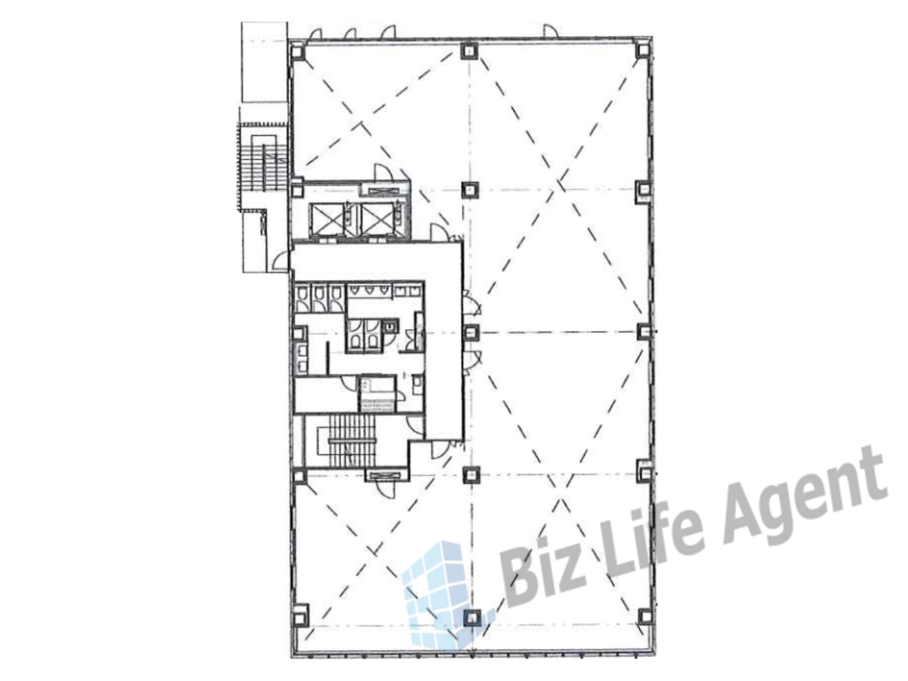 新大阪サンアールビルＥＡＳＴの平面図