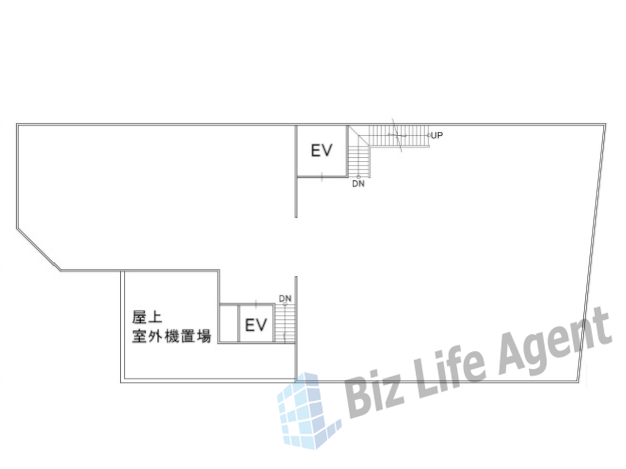 イマス三ツ島第５倉庫の平面図
