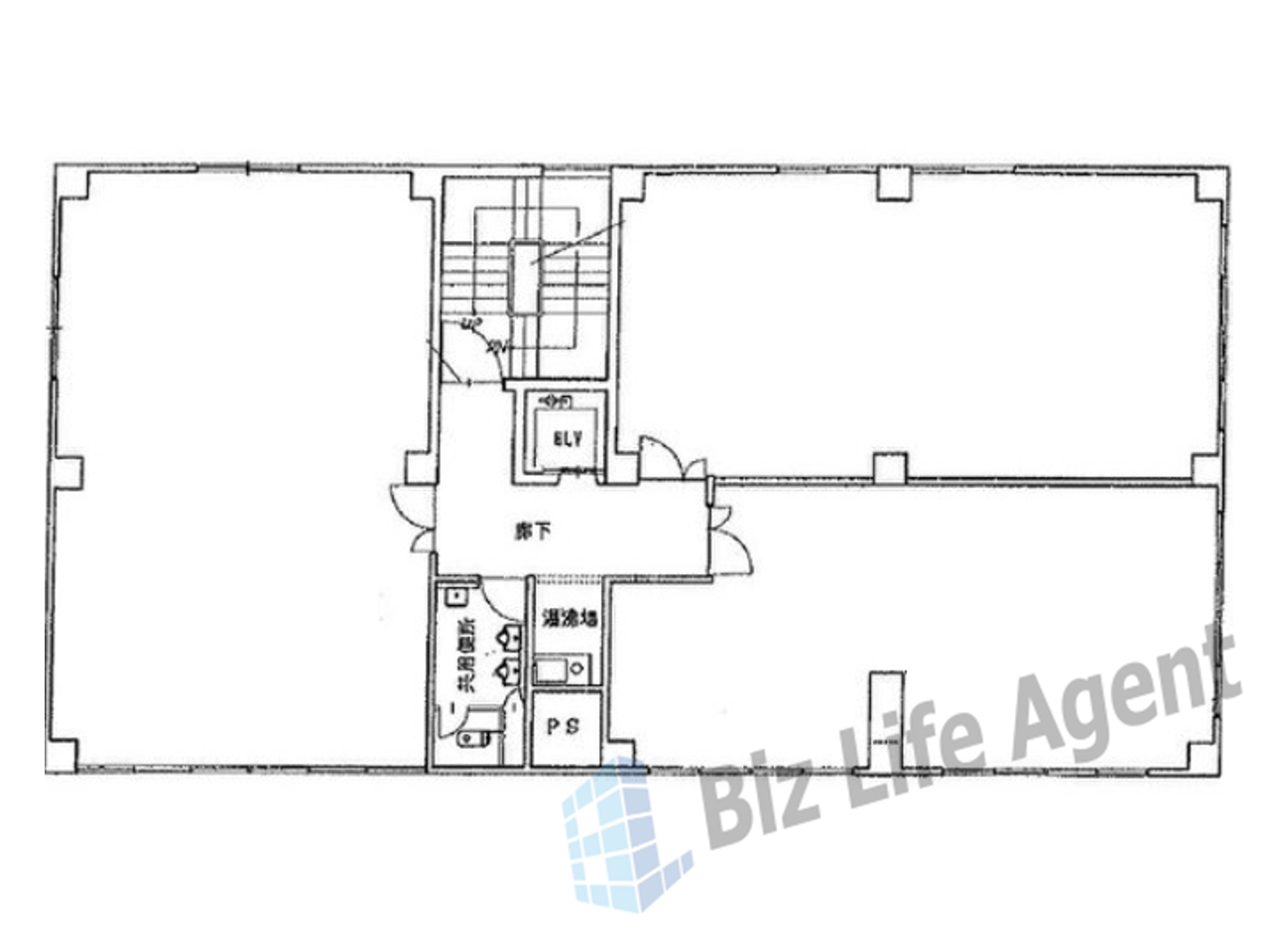 須澤興産ビルの平面図