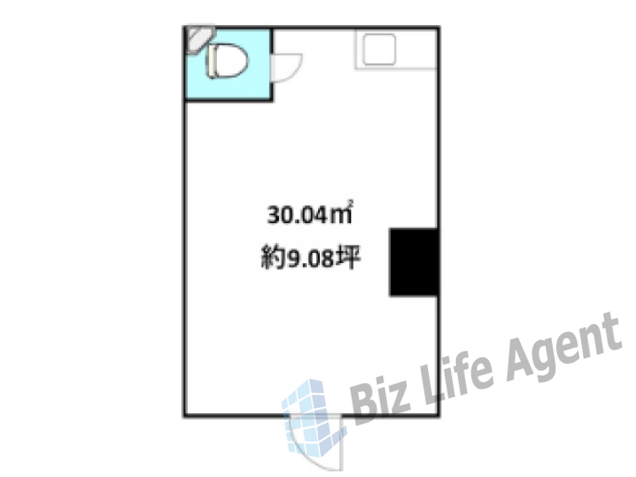 神戸駅前マーチハイムの平面図