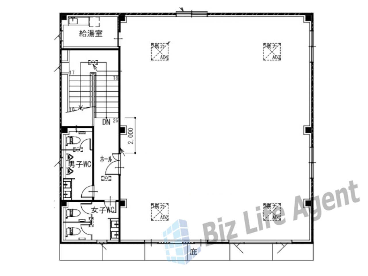 JM158(ジェイエム158)の平面図