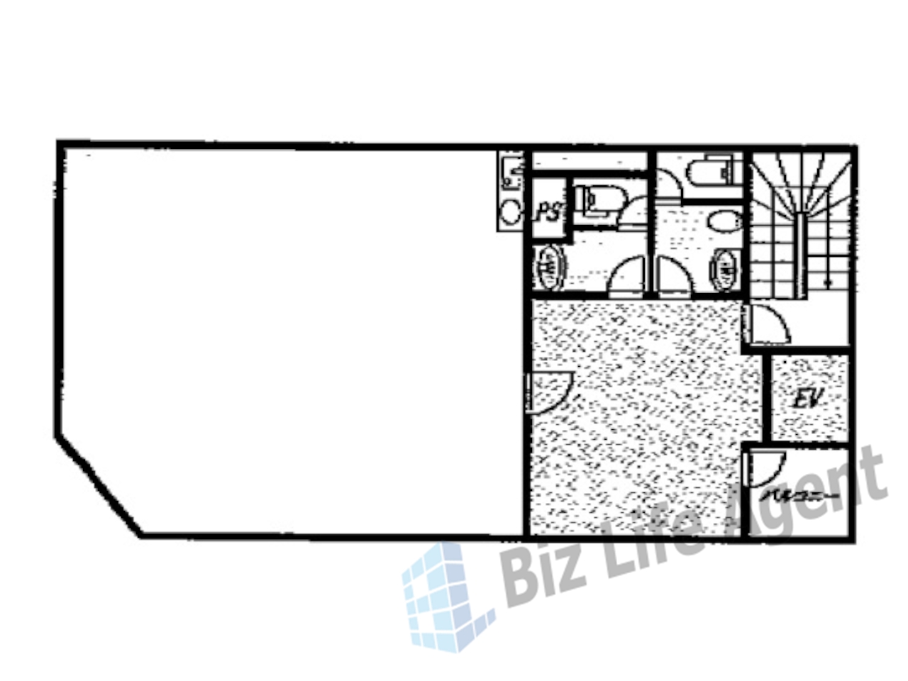 第２合田ビルの平面図